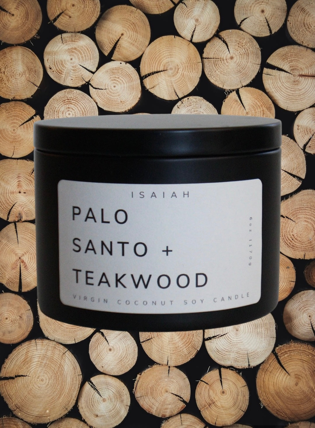 Palo Santo + Teakwood - 6oz Standard Candle