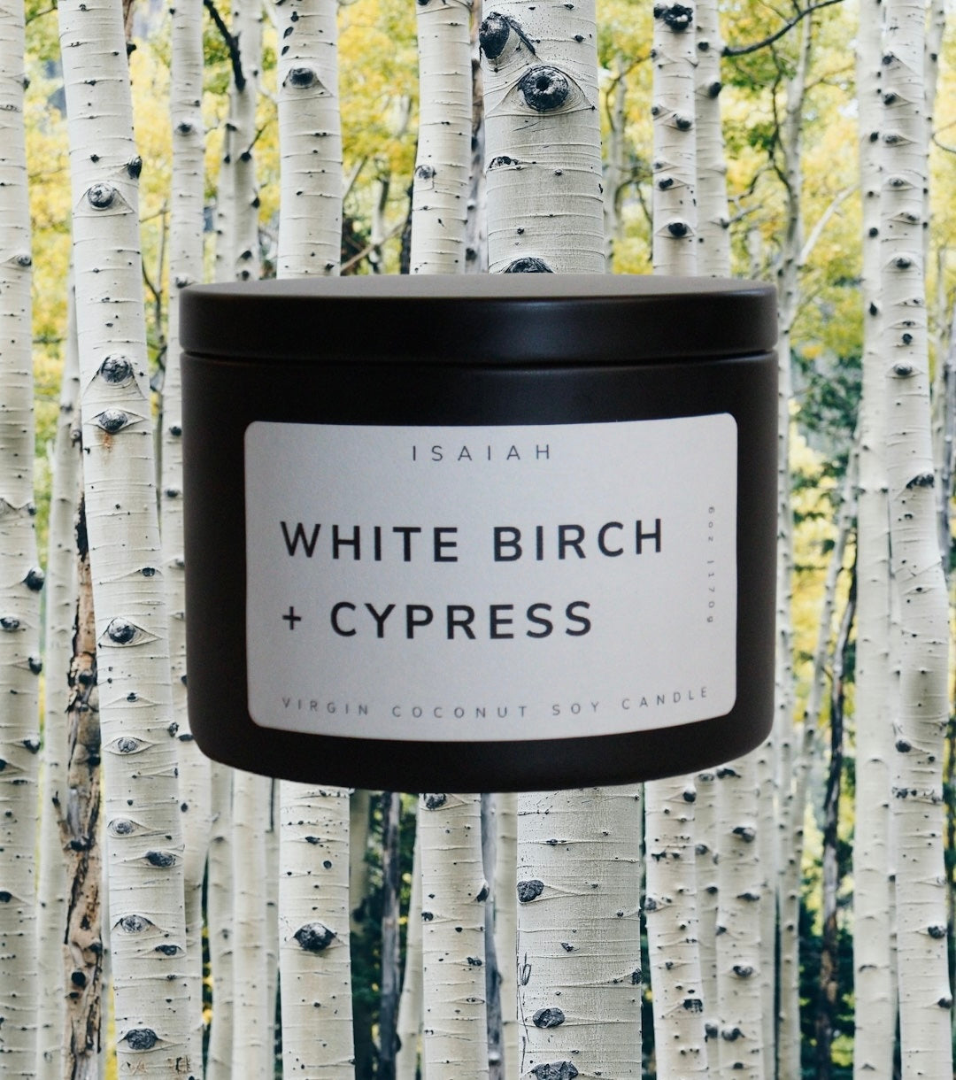 White Birch + Cypress - 6oz Standard Candle