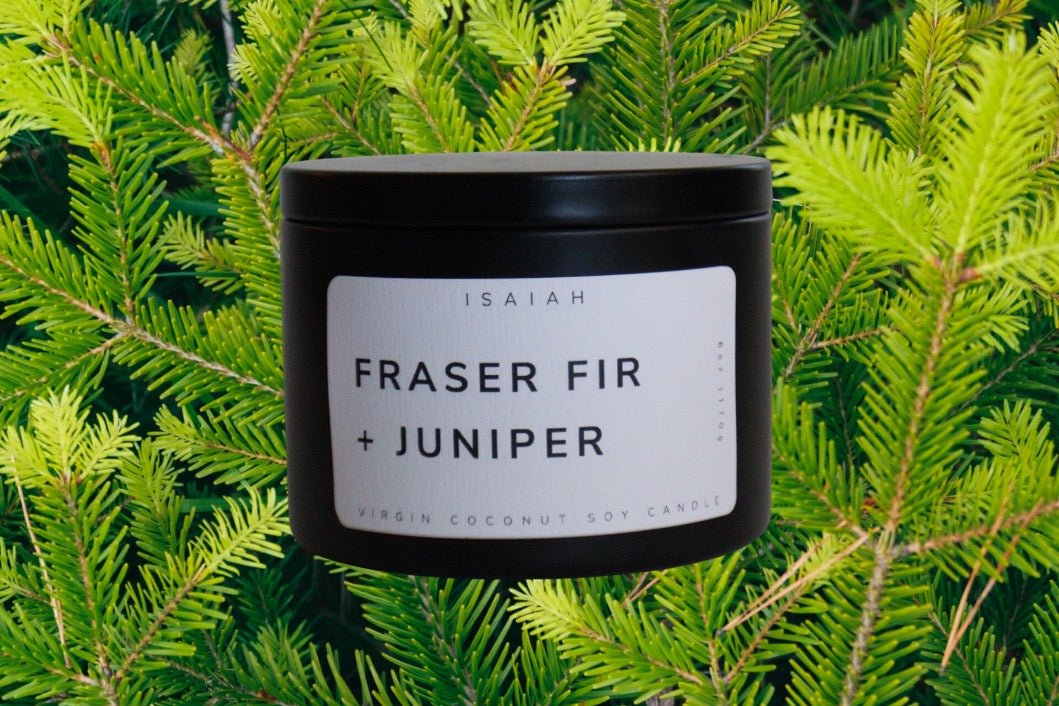 Fraser Fir + Juniper - 6oz Standard Candle