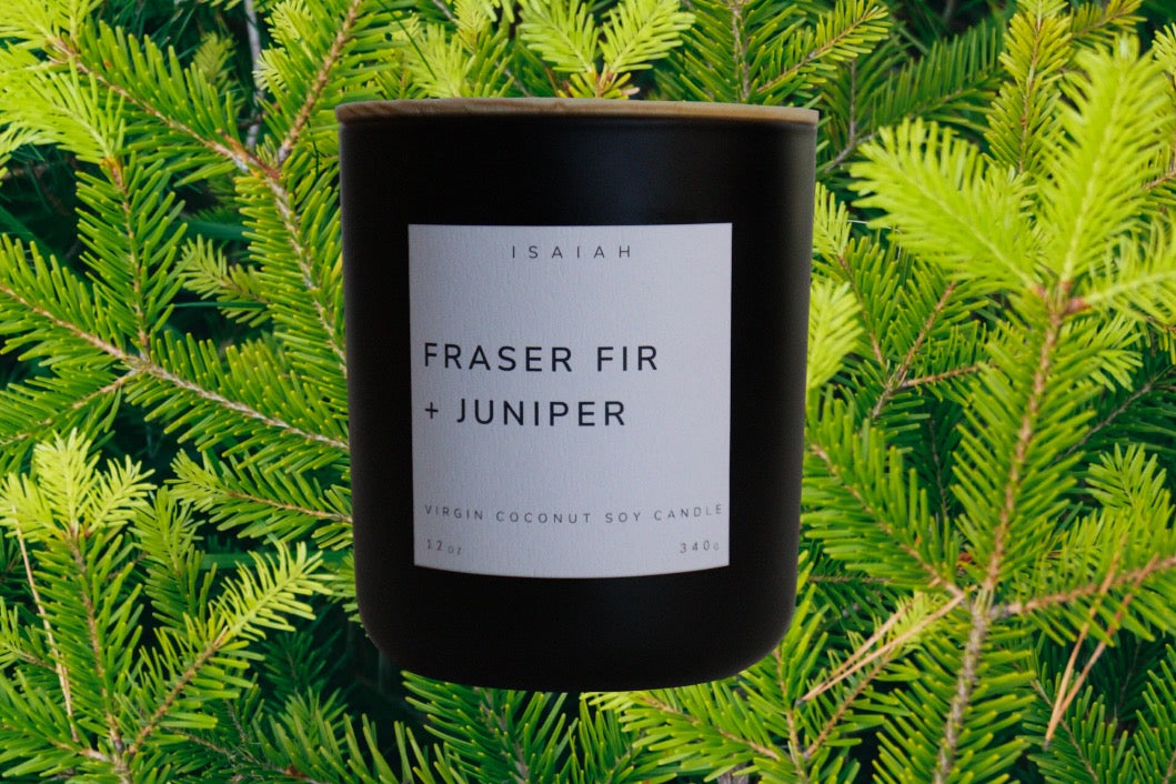 Fraser Fir + Juniper - 12oz Large Candle