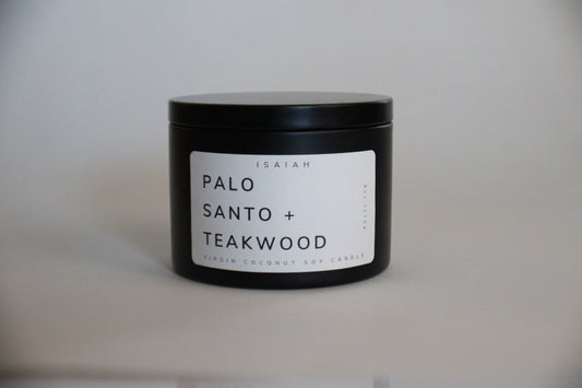 Palo Santo + Teakwood - 6oz Standard Candle