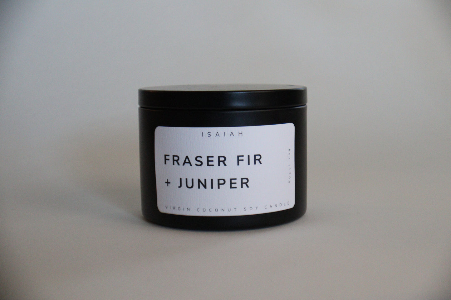 Fraser Fir + Juniper - 6oz Standard Candle